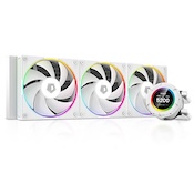ID-COOLING SL360 White CPU Liquid Cooler 360mm with Display, Customizable 2.1" LCD Display for Images or Performance Metrics, Intel/AMD
